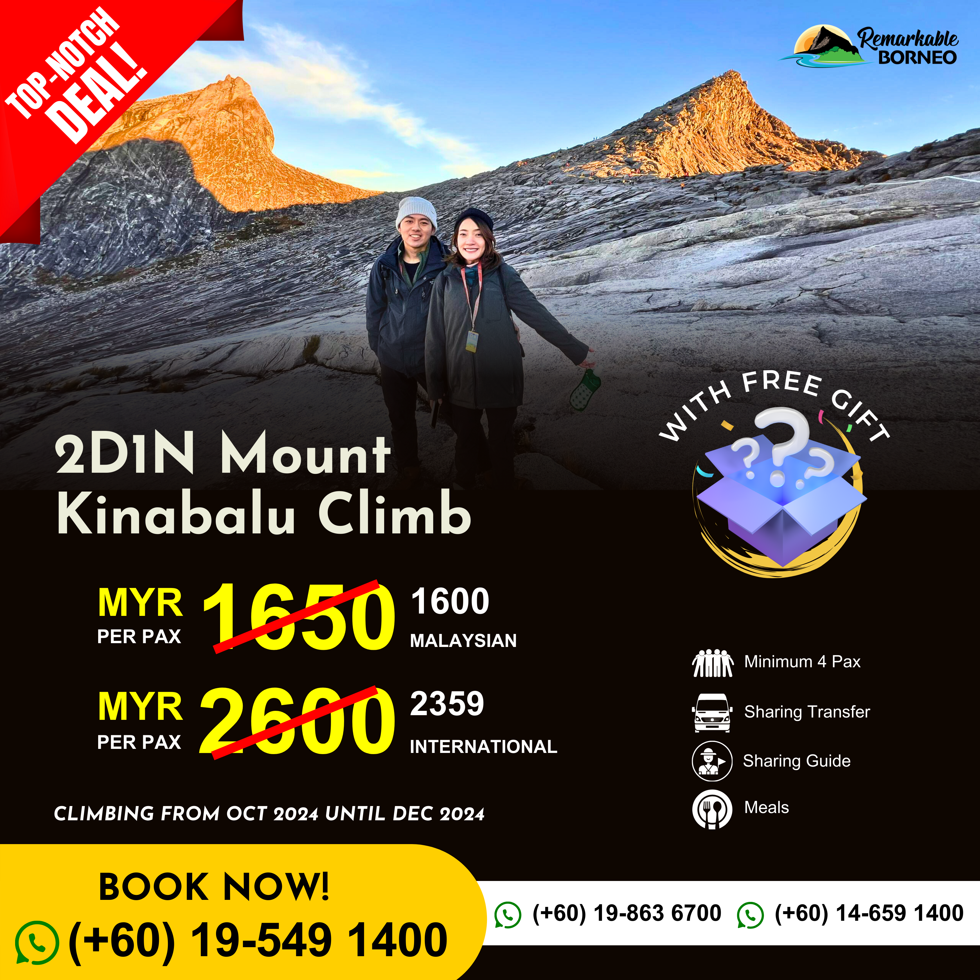 Mount Kinabalu Climb Promotion 2024